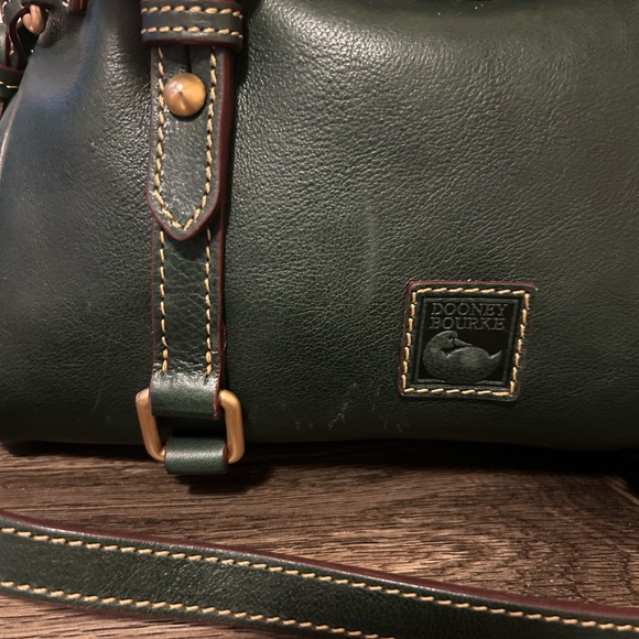 Dooney & Bourke Green Florentine Leather Mini Satchel - Picture 8 of 13